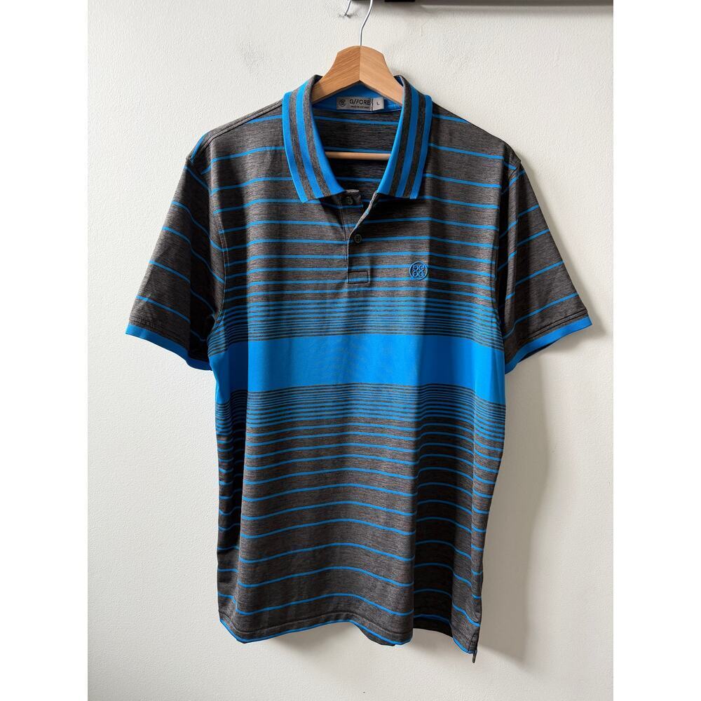 G/fore men's striped polo size L